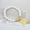 Pearl and coin necklace PW940
