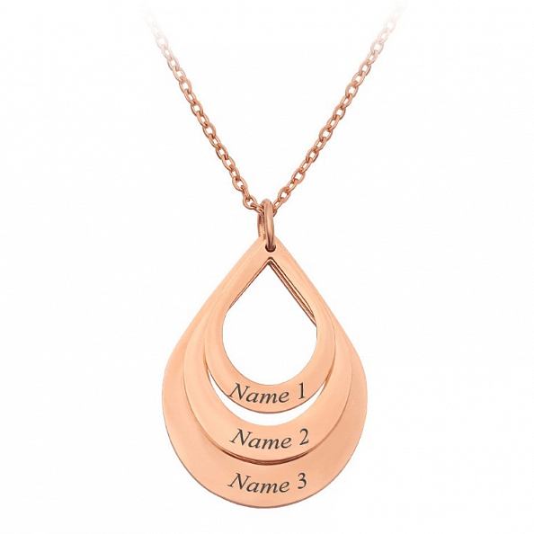 Engraved Family Necklace PW909