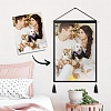Custom Pet Photo Tapestry - Wall Decor Hanging Fabric Painting Hanger Frame Poster PW266