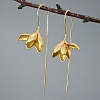 S925 Magnolia Dangle Earrings PWB400