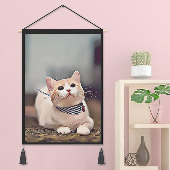 Personalized Art Painting Custom Photo Tapestry - Wall Decor Hanging Fabric PW252