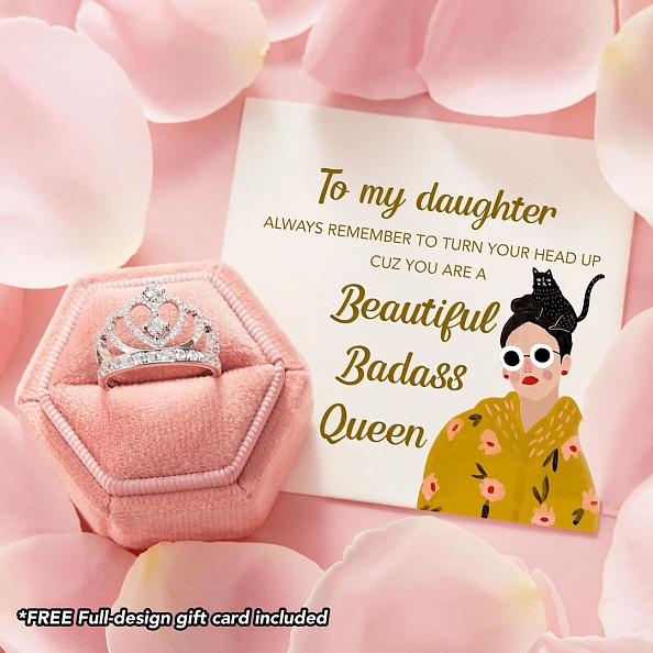 YOU ARE A BADASS CROWN RING PWB055