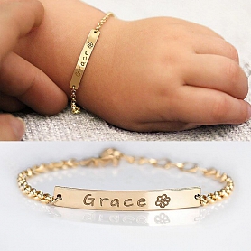Custom Baby Name Bracelet PW886