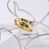 Gold Plating Snake Ring PWB493