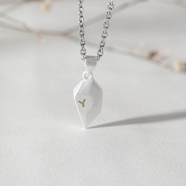 2 Pieces Custom Magnetic Patchwork Necklace PWB244