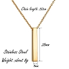 Custom Name Bar Necklace PW900