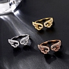 Angel Wing Crystal Ring PWB550
