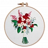 Bouquet-Embroidery Kit(30x30cm) PW672