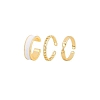 Luxury Three-Pics Ring Set PWB492