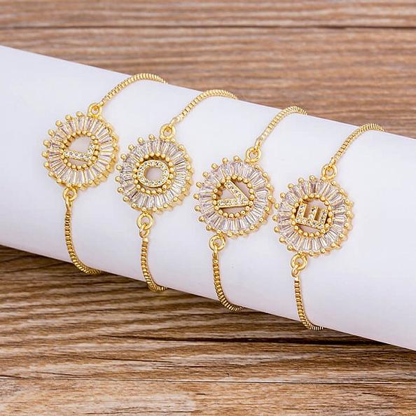 A-Z Initial Letter Charm Bracelets PW853