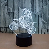 3D Motorcycle Illusion Lamp Gift 7/16 Colors PW554