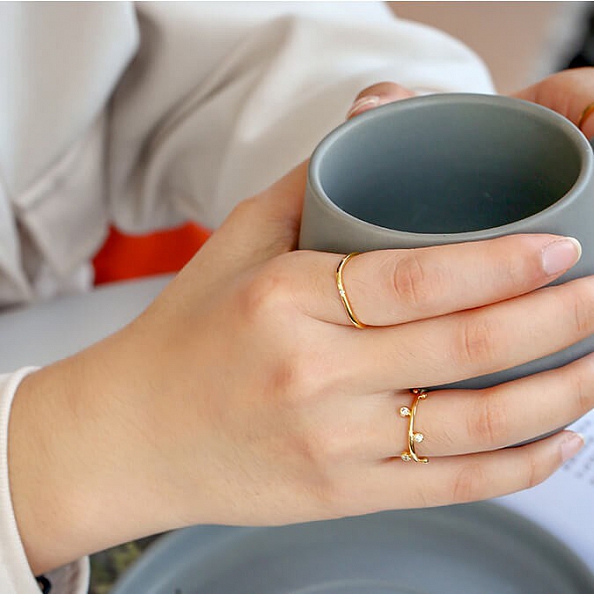 Minimalist Square Ring PWB343