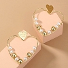Cute heart shape pearl earrings PWB128
