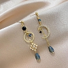 Moon Crystal Drop Earrings PWB508