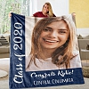 Personalized Graduation Fleece Blanket PW070