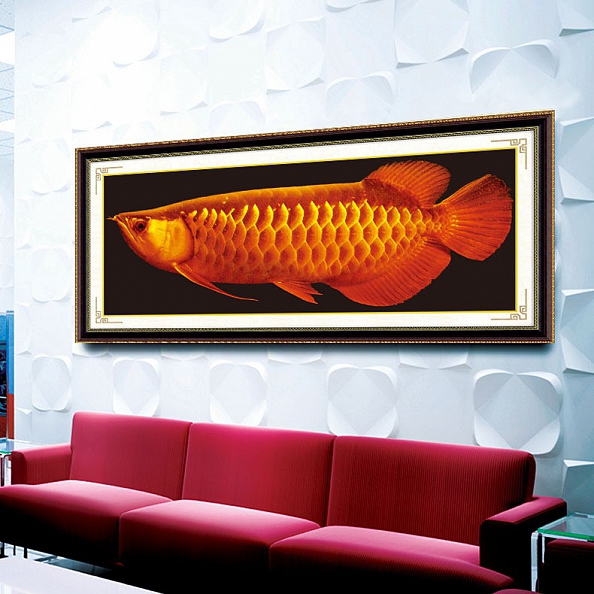 Red Fish 5D Diamond Painting Kit PW506
