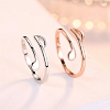 S925 Sterling Silver Musical Note Ring PWB236