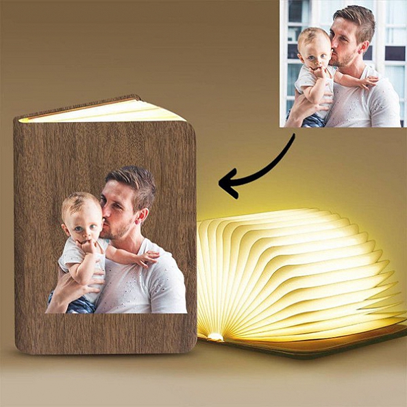Custom Amazing Book Lamp Desk, Reading, Floor Night Light - White And Black PW040