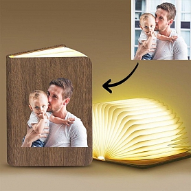 Custom Amazing Book Lamp Desk, Reading, Floor Night Light - White And Black PW040