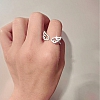 Angel Wing Crystal Ring PWB550