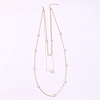 Multilayer Pearl Clavicle Necklace PWB015