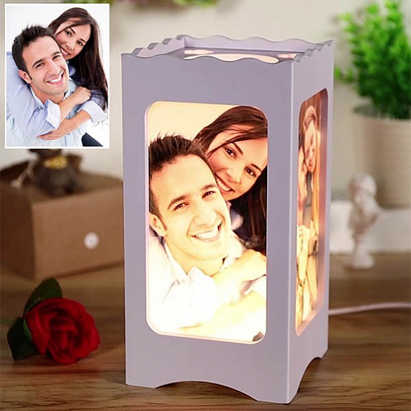 Personalized Picture Frame Night Lamp, Personalized Lamp Gift PW204