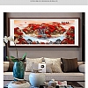 5D DIY Full Drill Diamond Painting Red Mountain Cross Stitch Embroidery Kit（80*30CM ） PW594