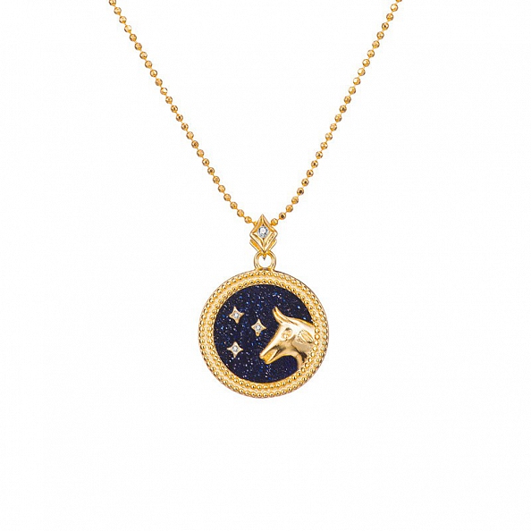 Zodiac 12 Costellation  Pendant Necklaces PW883