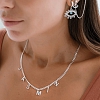 Zircon Sparkly Custom Letter Choker PWB160
