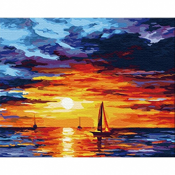 Paint By Numbers-DIY Sunset (40*50 CM) PW736