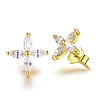Four - leaf Clover Stud Earrings PWB453