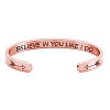 BELIEVE IN YOU LIKE I DO Inspirational Bangle PWB434