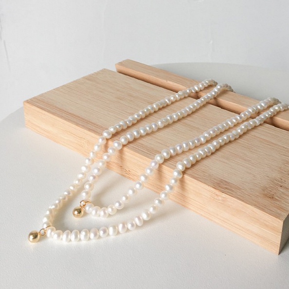 Elegant Pear Necklace PWB468