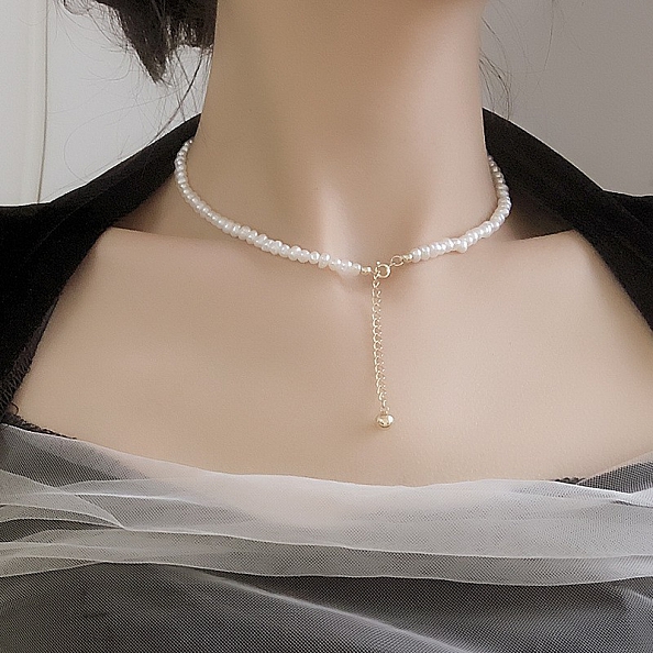 Elegant Pear Necklace PWB468