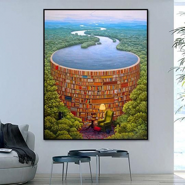 Natural Abstract Paint By Numbers Kits PW170