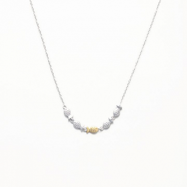Swimming Against the Current Necklace PWB356