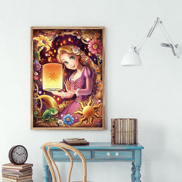 DIY Full Round Drill Rapunzel Diamond Painting- PW718