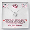 To My Wife Necklace Valentine's Day Gift PWB323