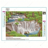 Full Drill Round Beads Diamond Painting - Waterfalls PW723