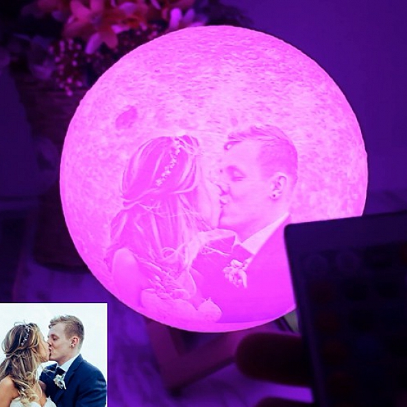 Bluetooth - Personalized Photo Moon Lamp PW035