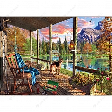 DIY Full Round Drill Diamond Painting - Garden PW713