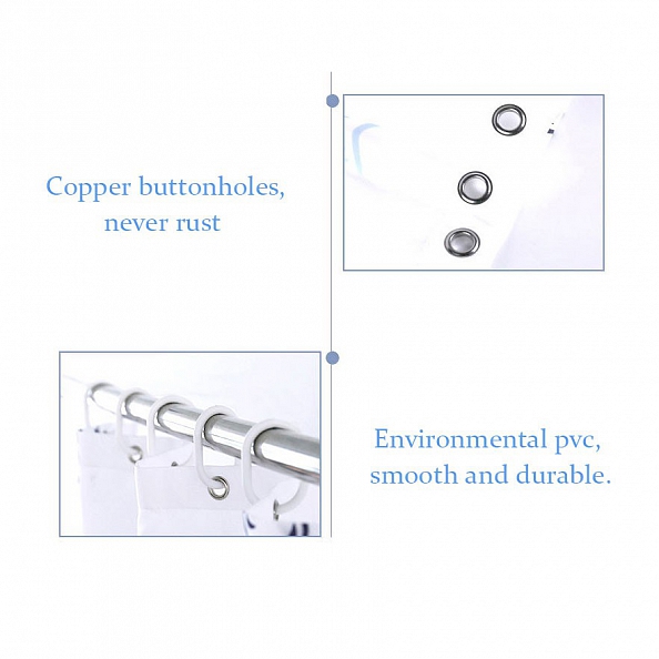 Custom shower curtain sets PW518