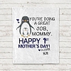 Custom Penguin  Mother's Day Cozy Plush Fleece Blanket PW016