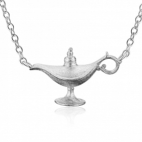 Aladdin Lamp Pendant Necklace PWB457