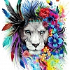 Animal Lion Paint By Numbers Kits PW179