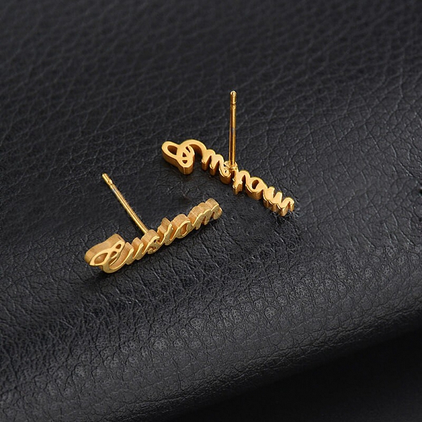  Personalized Name Earring PW887