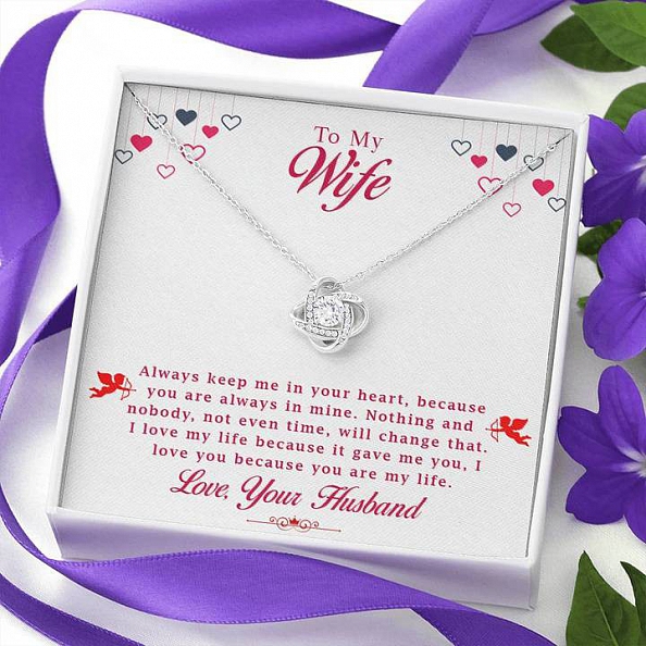 To My Wife Necklace Valentine's Day Gift PWB323