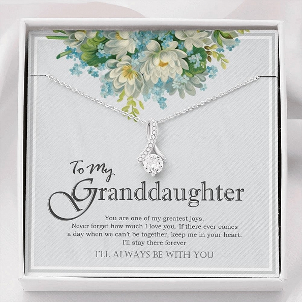 To My Granddaughter Necklace PWB122