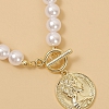 Pearl and coin necklace PW940