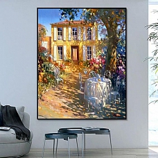 Landscape Village Paint By Numbers Kits PW380